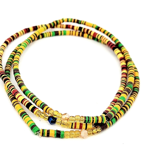 African Beaded Anklet - Picture 1 of 2